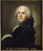 Jean Baptiste van Loo Portrait of Pierre Carlet de Chamblain de Marivaux painting